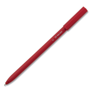 TRU RED™ Ballpoint Pen, Stick, Medium 1 Mm, Red Ink, Red Barrel, Dozen freeshipping - TVN Wholesale
